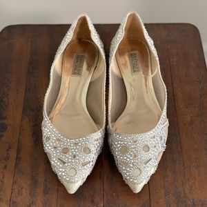 Badgley Mischka Gigi Flat - Ivory / Bridal